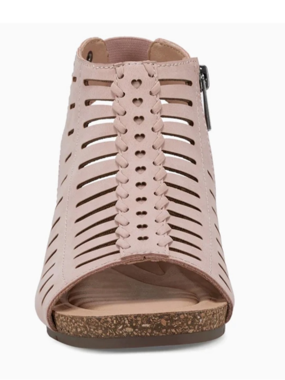 Earth pink wedge sandals - Picture 2 of 14